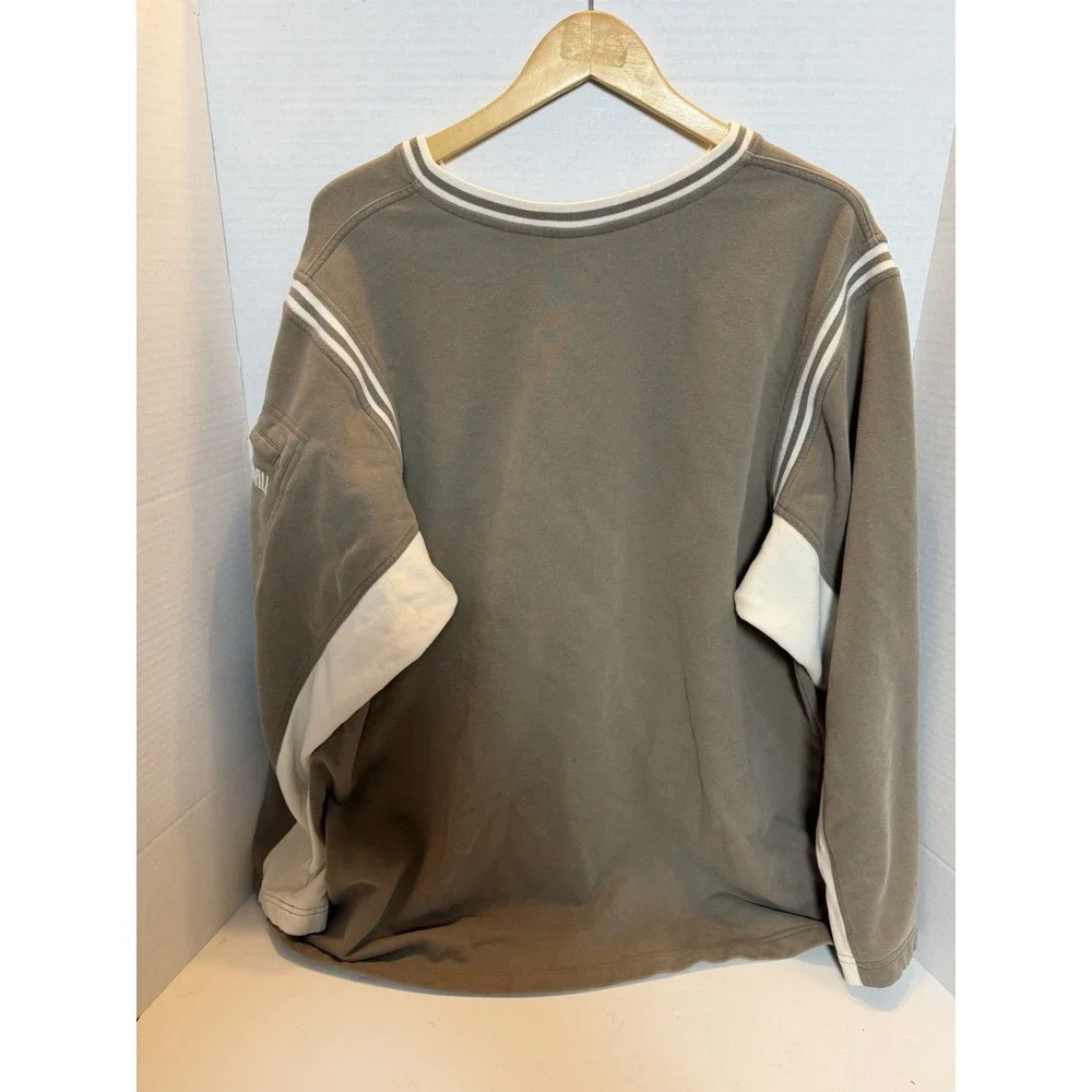 Vtg Y2K Nike Basketball V-neck Sweater XL Arm Pocket 250